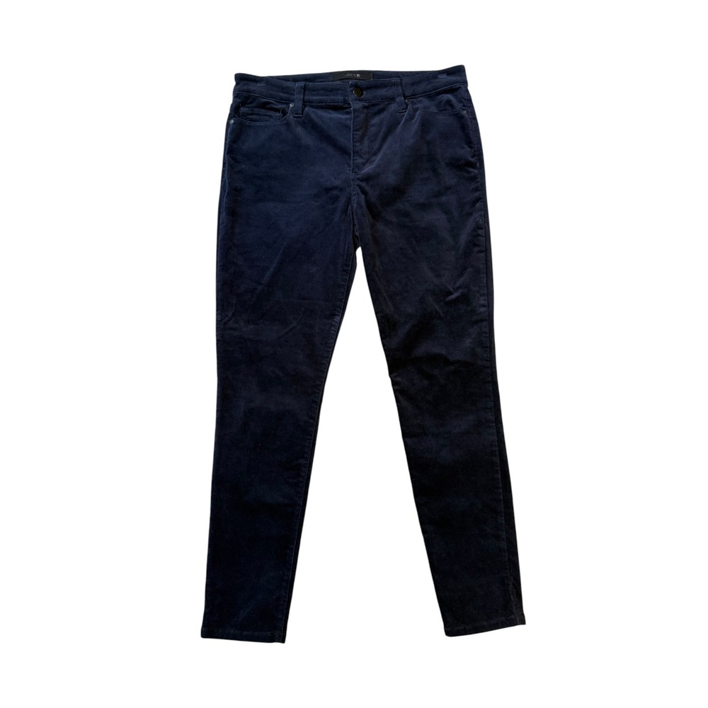 Joes Jeans Navy Blue Velvet Skinny Pants Mid Rise Size 10 30 LTSVEV5968 Women